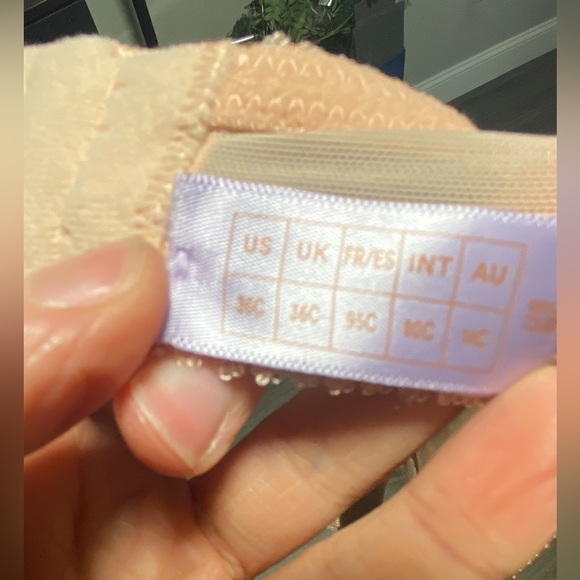 Savage x Fenty Lace Underwire Bra in light pink 36 c - Picture 3 of 3